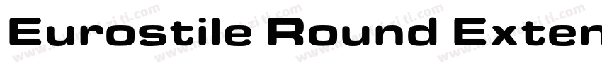 Eurostile Round Extended字体转换